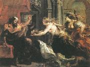 RUBENS, Pieter Pauwel Tereus Confronted with the Head of his Son Itylus oil painting picture wholesale